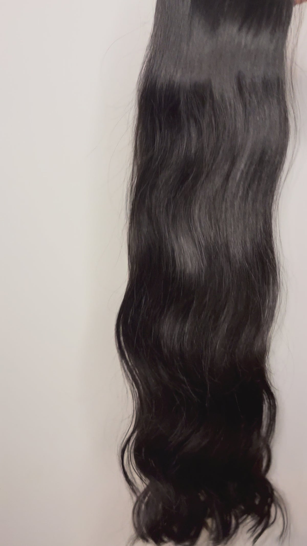 Raw indian wavy