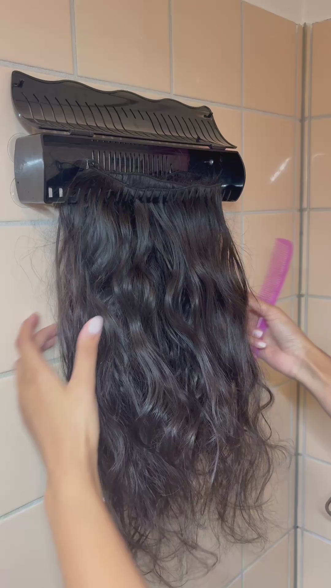 Hair Extension Wash & Care Holder